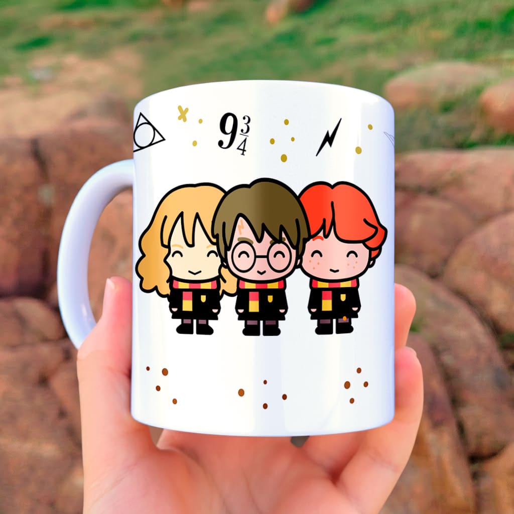 Arte Para Caneca Harry Potter Com Nome - Arquivo Digital Sublimação - Imagem 3
