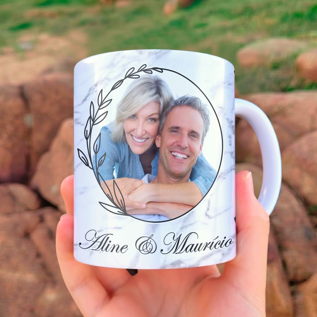 Arte Para Caneca Bodas de Prata 25 Anos de Casados - Arquivo Digital Sublimação - Imagem 3