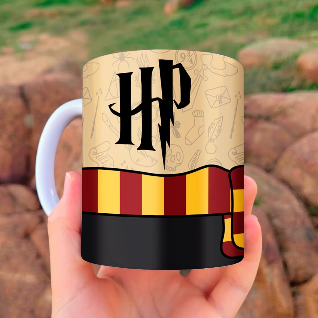 Arte Para Caneca Harry Potter - Arquivo Digital Sublimação - Imagem 2