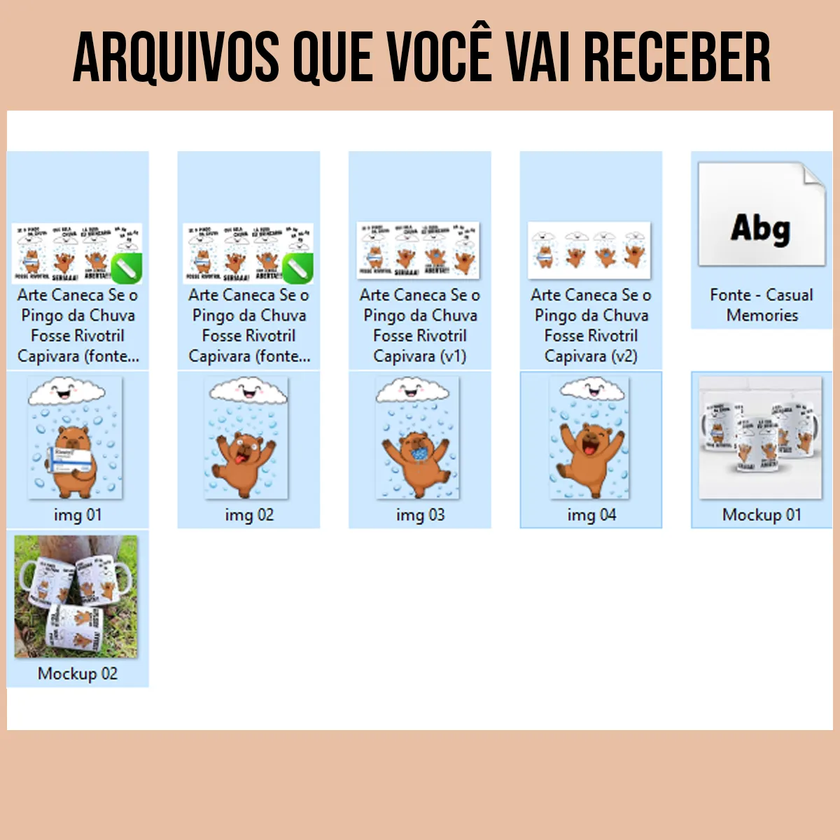 arquivos da arte para caneca se o pingo da chuva fosse Rivotril capivara: capivaras entre gotas de chuva com frases divertidas e bem humoradas